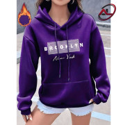 Ladies Premium Quality Winter Hoddies (Broklyn Purple)