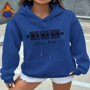 Ladies Premium Quality Winter Hoddies (Royal Blue)