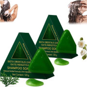 (2 pis ফ্রি ডেলিভারি) Nature Triangle Shampoo Bar